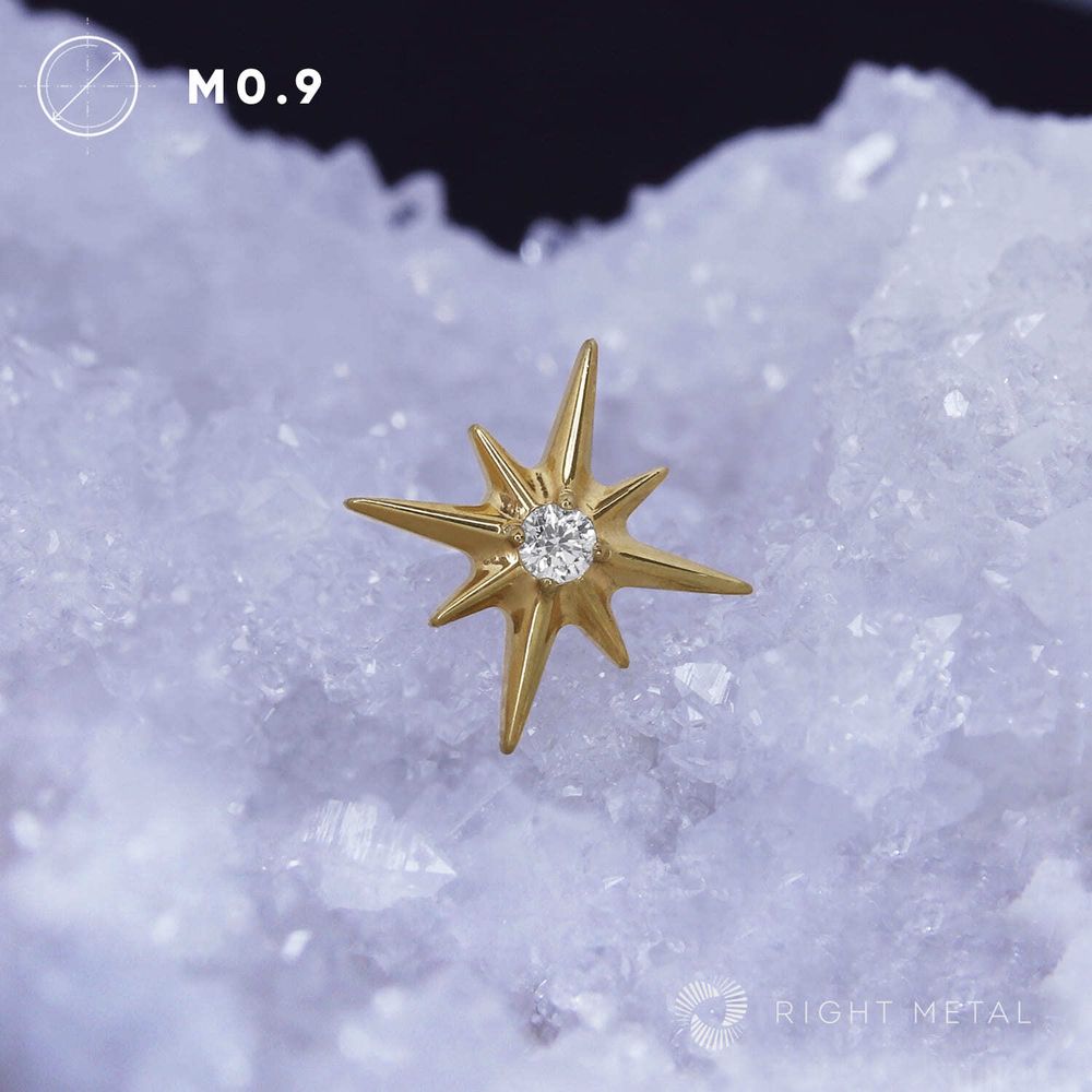 North Star Crystal PVD Yellow