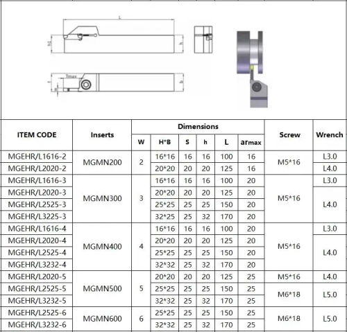 MVJNR2525M16 Резец наружного точения, державка
