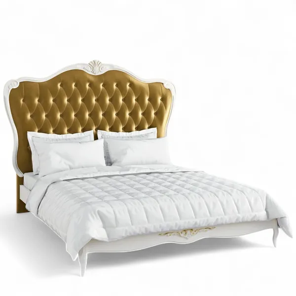 Кровать с мягким изголовьем 160*200