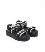 босоножки crop топ Guess - черный(FL6RCH ELE03)