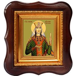 Нана Иверская, равноапостольная царица. Икона на холсте