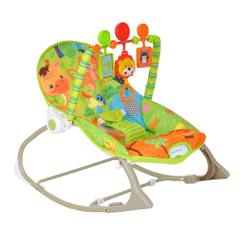 PITUSO Шезлонг Osito Друзья из джунглей (вибр.,звук),2 полож.спинки, 50*67*63 см