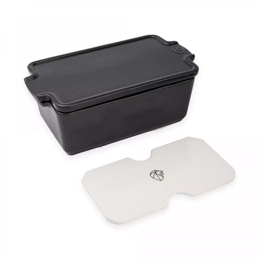 Форма для запекания с крышкой и прессом 20х11см 650мл Peugeot Slate