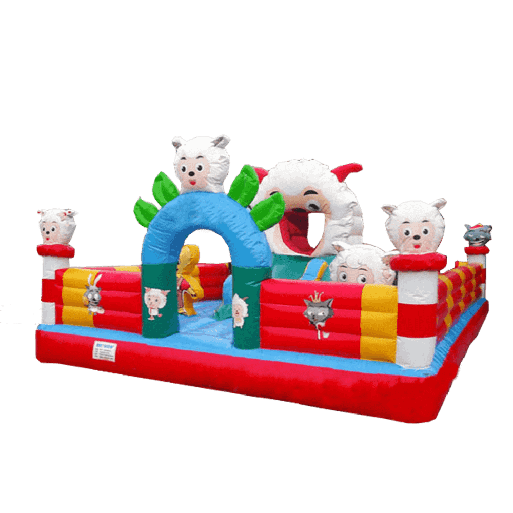 Коммерческий надувной батут "Веселый барашек"