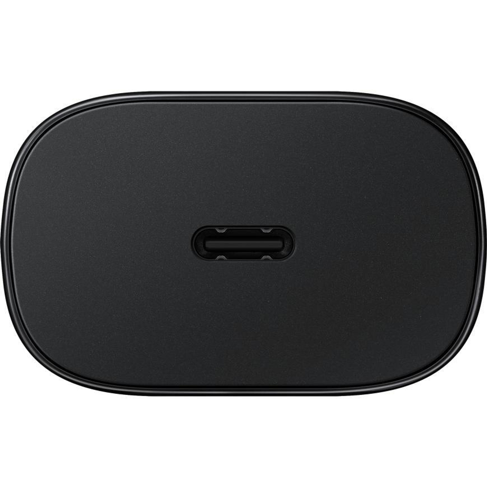 Сетевое зарядное устройство Samsung мощностью 25 Вт (USB-C) и кабель USB-C (1 м) (EP-TA800), черный