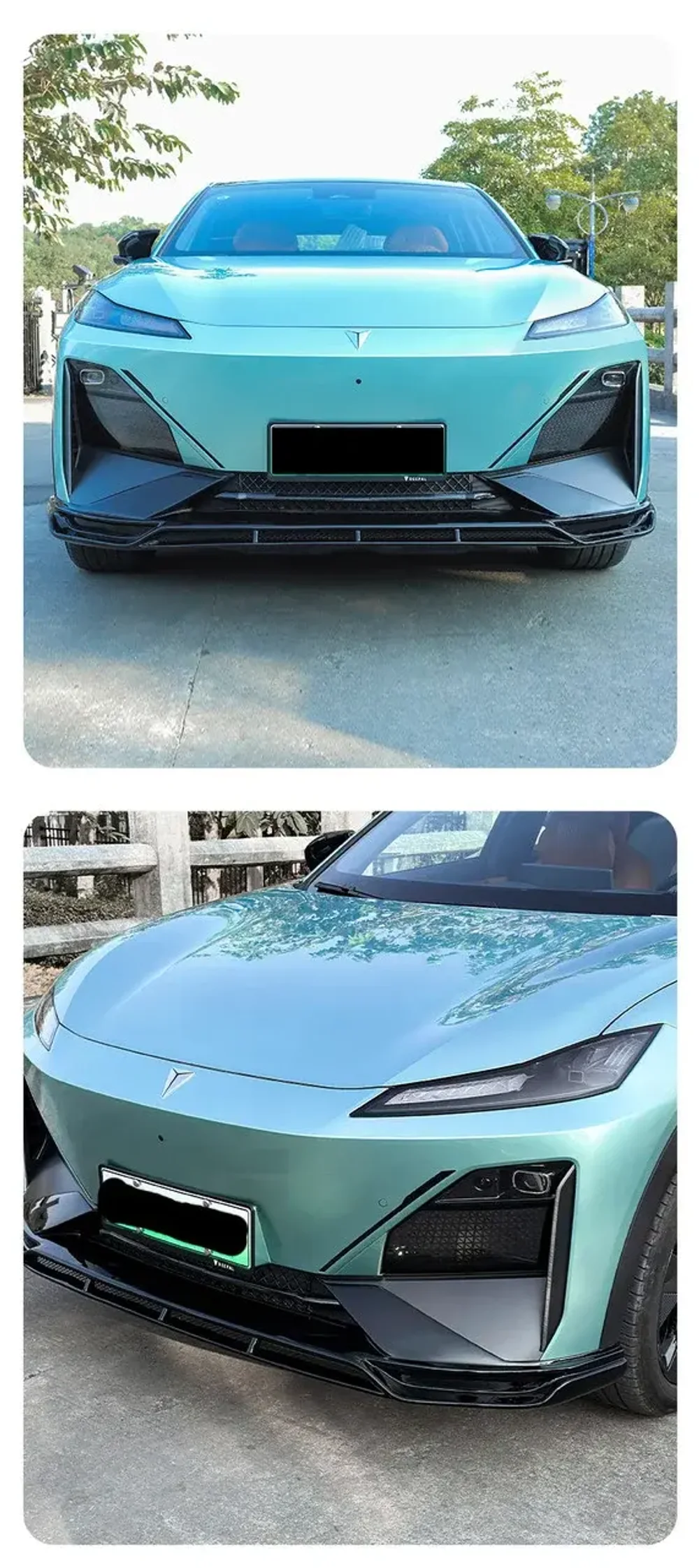 Обвес Changan Deepal S07 215 Shenlan 2024+ Дипал Шеньлан С губа бампера задний диффузор