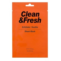 Маска тканевая для гладкости и регенерации кожи Eunyul Clean&Fresh Exfoliate Soothe Sheet Mask 5шт