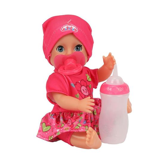 Пупс озвуч Шаинский музыка 20см, пьет, писает, закр. глазки, 3акс КАРАПУЗ