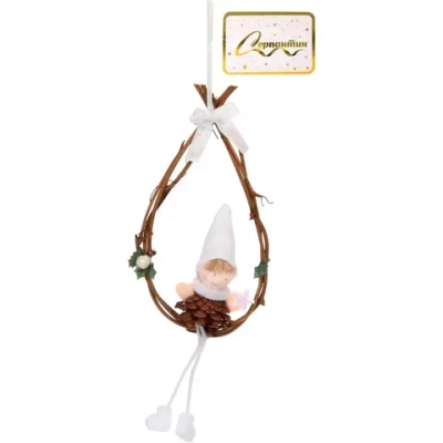 Украшение подвесное «Сказочные качели» 22 см (микс), Белый