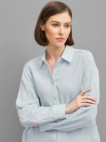 Костюм - пижама с шортами из муслина домашний оверсайз