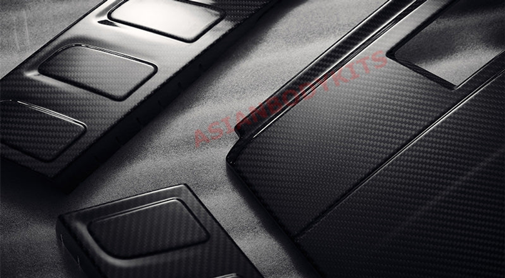 Карбоновый комплект крышек двигателя для Mercedes-Benz W463A/W464 G500 / G550 2018+ Мерседес Гелик гелентваген