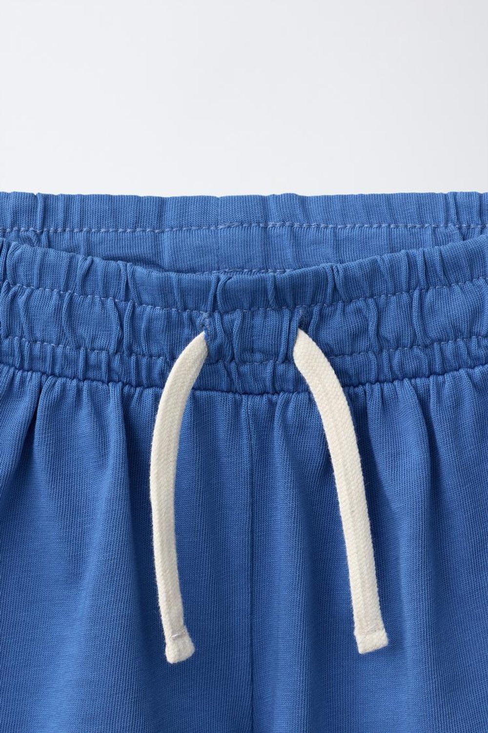 ZARA ШОРТЫ ИЗ МЯГКОЙ ТКАНИ, СИНИЙ