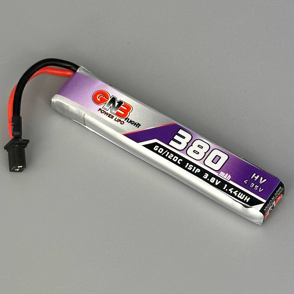 Аккумулятор GNB 380mah 1S 60C HV (A30) с кабелем