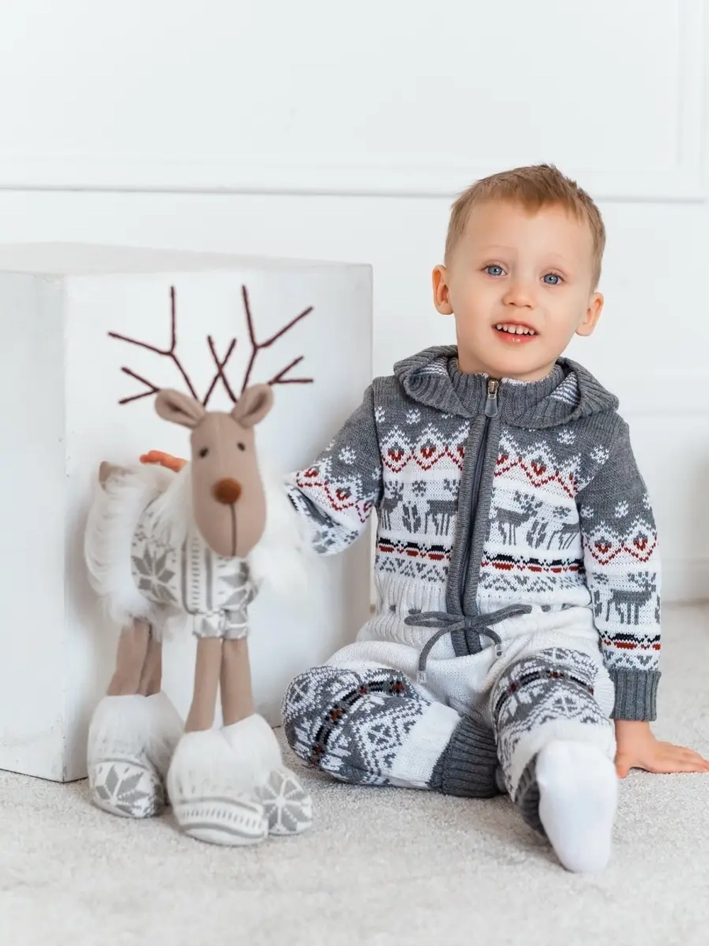 Комбинезон вязаный