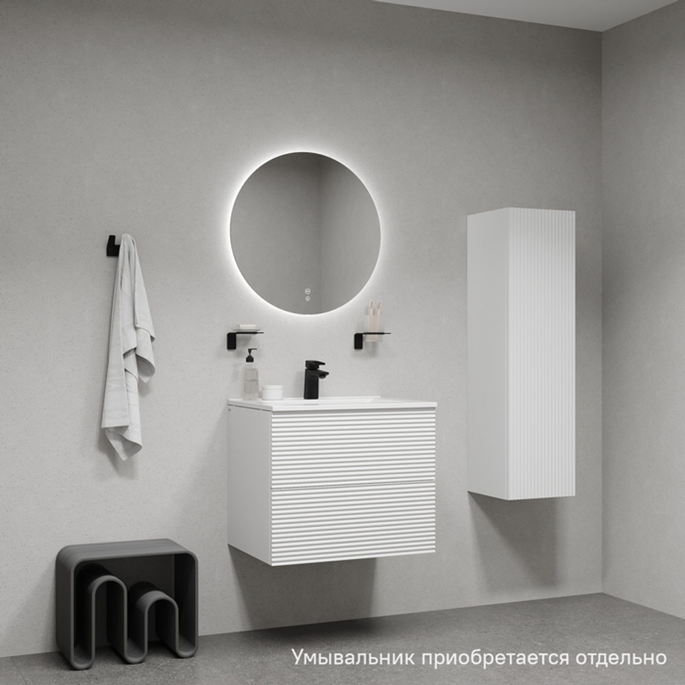 Тумба подвесная IDDIS Bild, 60 см, белый, BIL60W0i95