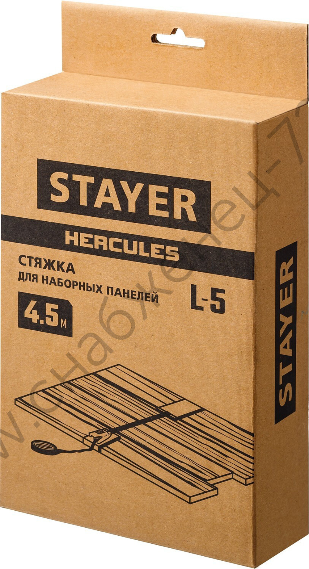 STAYER 4.5 м, Стяжка для ламинатных полов (32230)