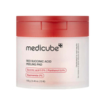Отшелушивающие пэды с янтарной кислотой medicube Red Succinic Acid Peeling Pad, 70 шт