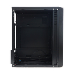 Корпус BaseTech M3403, Без БП, mATX, чёрный, 2xUSB2 (BT-M3403-B)
