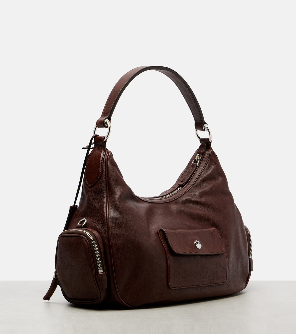 Сумка Prada Medium Leather Shoulder "Brown"