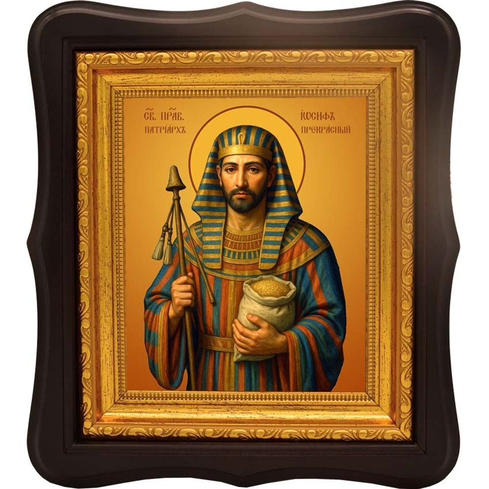 Иосиф Прекрасный ветхозаветный патриарх. Икона на холсте.