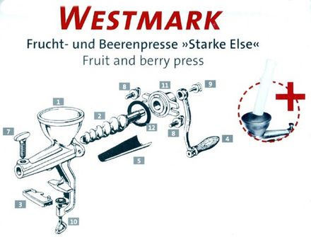 Соковыжималка шнековая ручная Westmark Starke Else