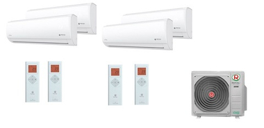 Мульти сплит-система Royal Clima на 4 комнаты (20+25+25+25 кв.м.)