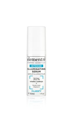 Сыворотка с витамином С 30% - СИЯНИЕ 30% VITAMINC C - ILLUMINATING SERUM 30 ml от Elementrè Dermo Cosmetics, Швейцария, придает коже яркое естественное сияние, способствует выравниванию тона кожи, помогает уменьшить выраженность пигментации и постакне, улучшает текстуру и внешний вид кожи, поддерживает упругость и свежесть кожи