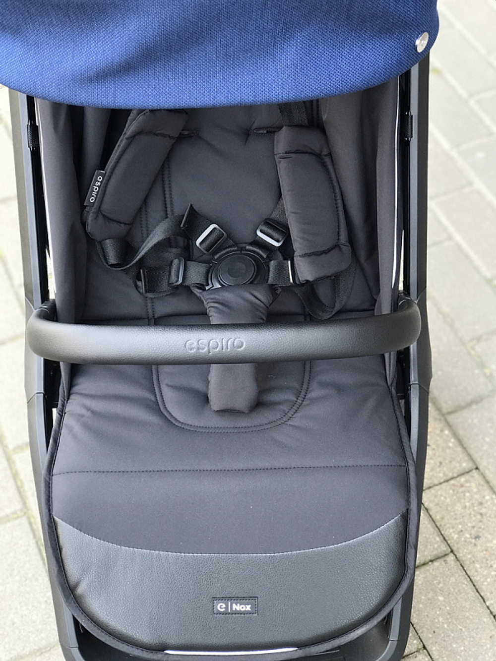 Детская прогулочная коляска Espiro Nox Серый (Silver Moon 27/2022)