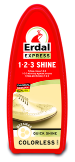 ERDAL ГУБКА ДЛЯ ОБУВИ ГЛЯНЕЦ 1-2-3 (БЕСЦВЕТНЫЙ) АРТ 0752