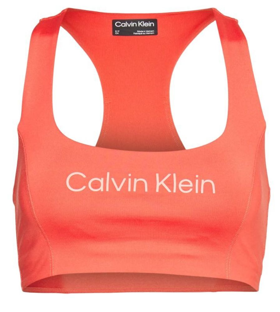 ТОП теннисный Calvin Klein Medium Support Sports Bra - cool melon