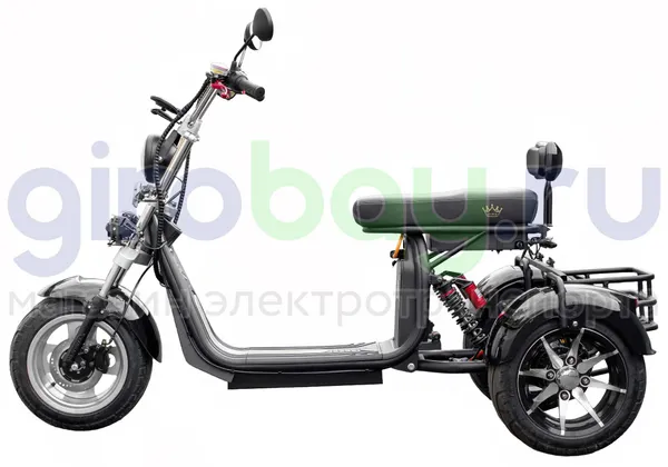 Электроскутер IKINGI X12 PRO TRIKE PLUS 3333W - Черный фото №5