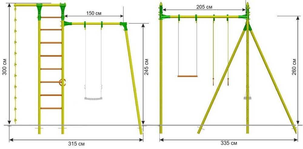 Детский спортивный комплекс Outdoor Plus