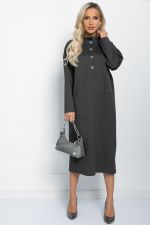Платье Стильная осень (серое) П11436 LT Collection