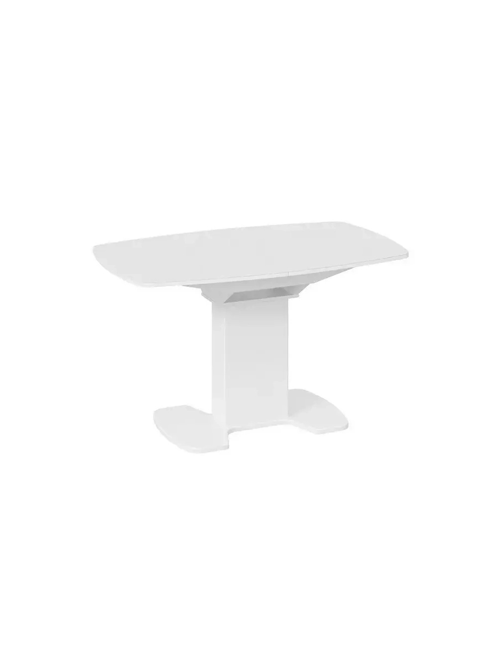 Стол кухонный Белый глянец 130х80х75 см