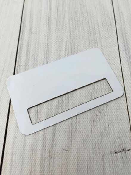 Заготовки для бейджей 70х40мм с окном