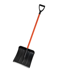 Снеговая лопата Gigant с металлическим черенком в оплетке и V-ручкой, 380 мм, GCI-01