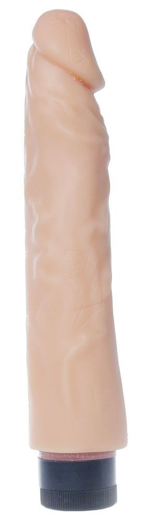 Телесный вибратор Real Skin - 23 см.