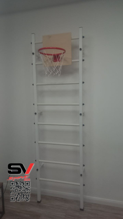 Монтаж шведской стенки Sv Sport в пеноблочные, газоблочные стены