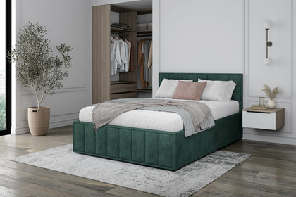 Кровать "Лана" 1,4 (Зеленый Софт), ДСВ-Мебель, г. Пенза