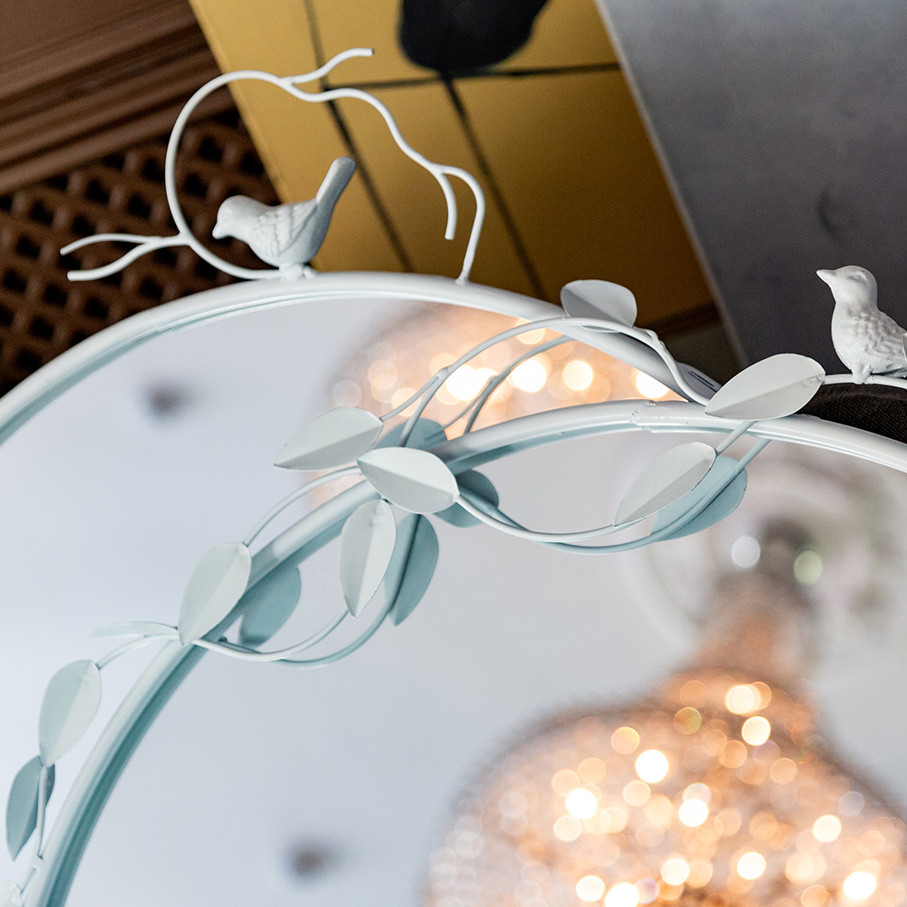 Зеркало настенное Объект мечты Багатель Уайт