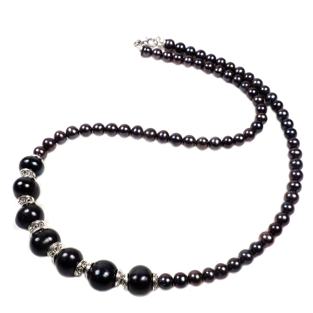 Колье "Одри" жемчуг темный