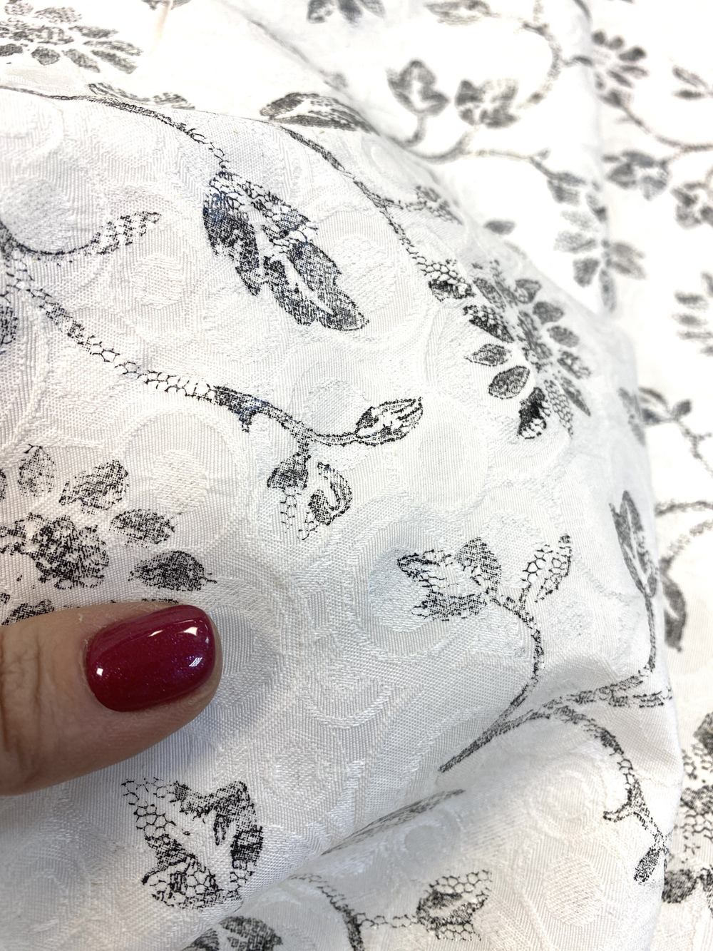 Ткань хлопок жаккард 100% (Италия) ш-125см 1м