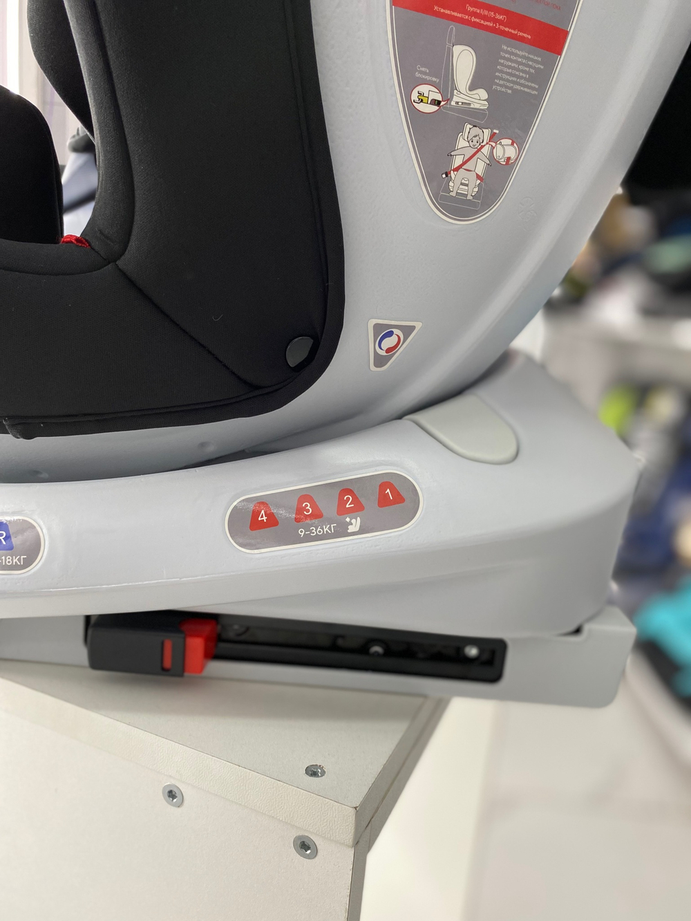 Автокресло RANT LB619 "DRIVE" isofix Active Line (Black) группа 0-1-2-3  (0-36 кг)