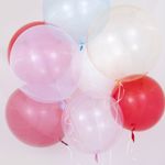 Шар (18"/46 см) Сфера 3D, Deco Bubble, Сиреневый, Кристалл