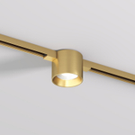 DK5743-SB Светильник для трека SHINE SPOT со светодиодом, D70*H60, 48V DC, 8W, RA?90, 3000K, IP20, сатинированная латунь, алюминий