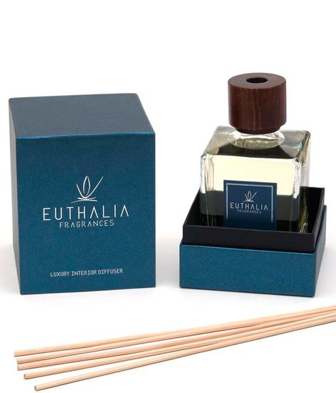 Blue Zest, ароматический диффузор с палочками, Euthalia Fragrances