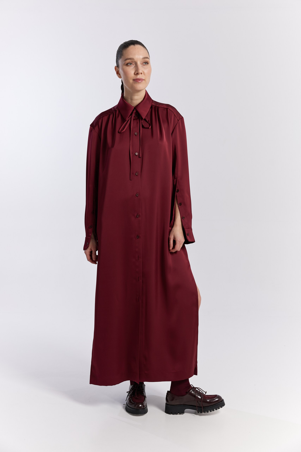 Платье рубашка Макси AFTƎR