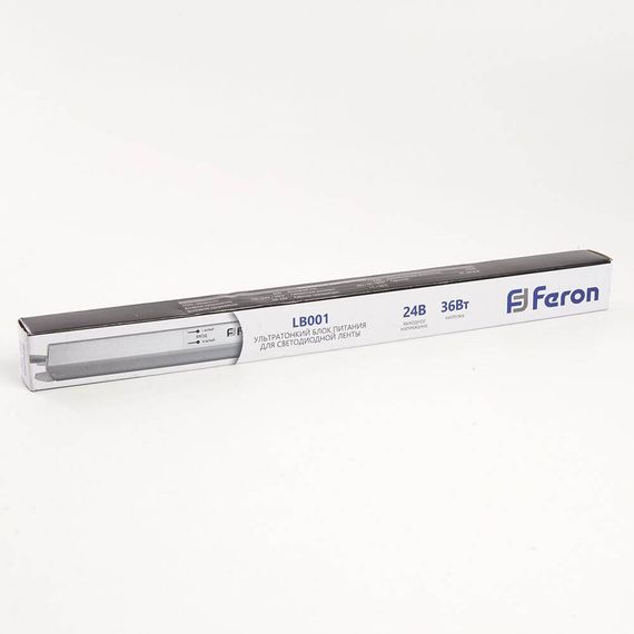 Блок питания для светодиодной ленты Feron LB001 24V 36W IP20 1,5A 48012