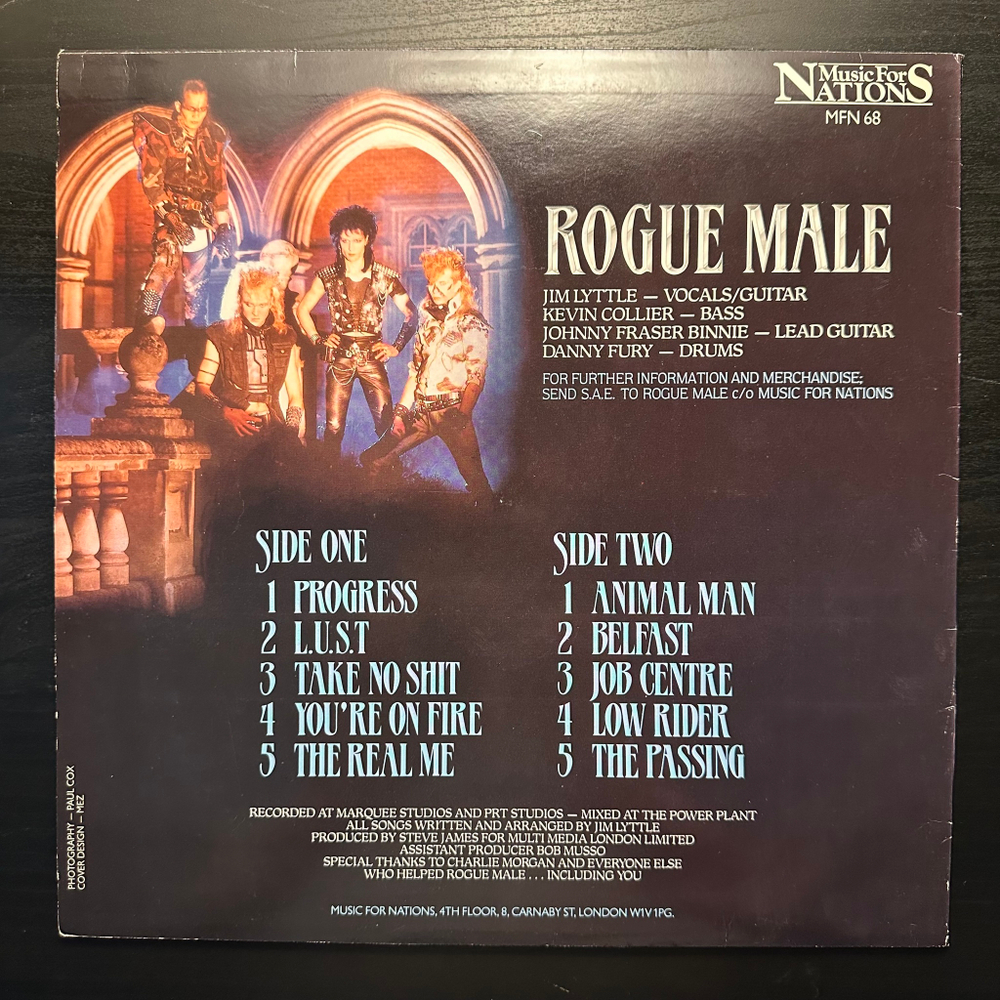 Rogue Male - Animal Man (Англия 1986г.)
