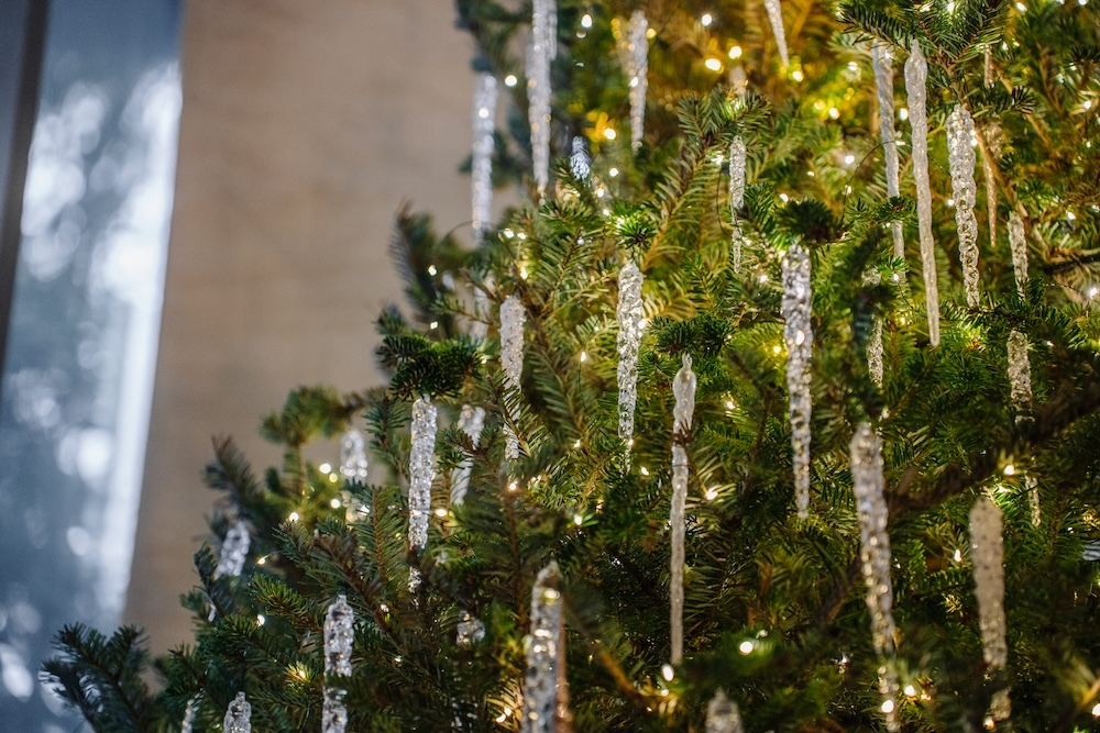 Новогодняя ель «Хрусталь и Золото»